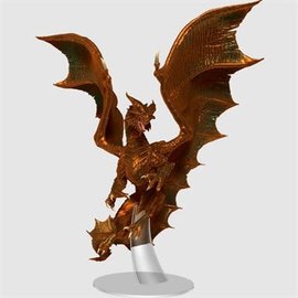 WIZKIDS WK 96250 D&D Icons of the Realms: Adult Copper Dragon (PREPAINTED)