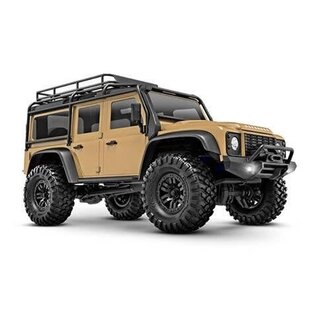 TRAXXAS TRA 97054-1-TAN TRX-4M™ Scale and Trail® Crawler with Land Rover® Defender® Body: 1/18-Scale 4WD Electric Truck with TQ 2.4GHz Radio System