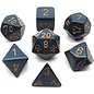 CHESSEX CHX 25426 Opaque: 7Pc Dusty Blue / Copper