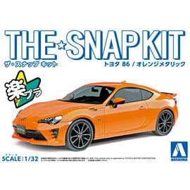 AOSHIMA AOS 05419 THE SNAP KIT TOYOTA 86 ORANGE METALLIC 1/32