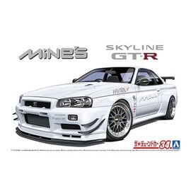 AOSHIMA AOS 059869 1/24 Nissan Mine's BNR34 Skyline GT-R '02