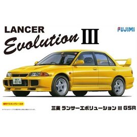 FUJIMI FUJ 039176 1/24 Mitsubishi Lancer Evolution III GSR w/ Window Frame Masking