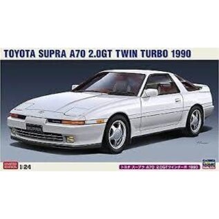HASEGAWA HAS 20600 TOYOTA SUPRA A70 2.0GT TWIN TURBO 1990 1/24 PLASTIC MODEL