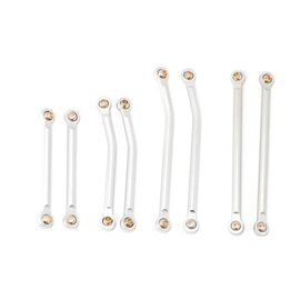 HOBBY DETAILS HDT TRX4M030B Hobby Details Traxxas 1/18 TRX-4M Aluminum Suspension Link Set - Silver (8)