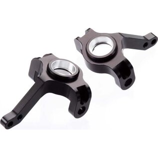 STR STA 80004BK Aluminum steering knuckle for SCX10/AX10 (1 pair) black