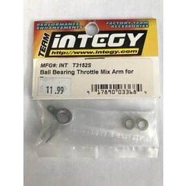 INTEGY INT T3152S Ball bearing throttle mix arm for Revo silver