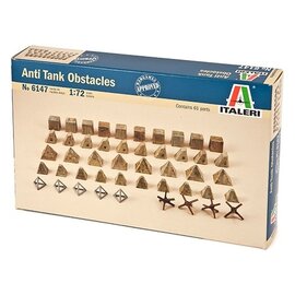 ITALERI ITA 6147 1/72 Antitank Obstacles PLASTIC MODEL