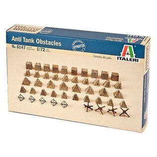 ITALERI ITA 6147 1/72 Antitank Obstacles PLASTIC MODEL