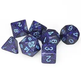 CHESSEX CHX 25307 Speckled: 7Pc Cobalt