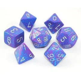 CHESSEX CHX 25347 Speckled: 7Pc Silver Tetra