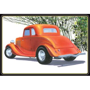 AMT AMT 1384 1/25 1934 Ford 5-Window Coupe Street Rod (Level 2) PLASTIC MODEL