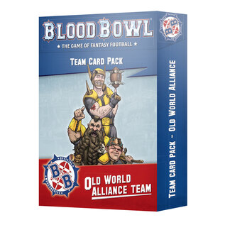 GAMES WORKSHOP WAR 60050999008 BLOOD BOWL OLD WORLD ALLIANCE TEAM CARD PACK