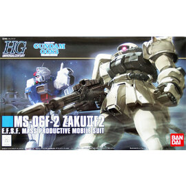 BANDAI BAN 5057745 Bandai 1/144 HGUC F2-Zaku (Earth Federation Type)