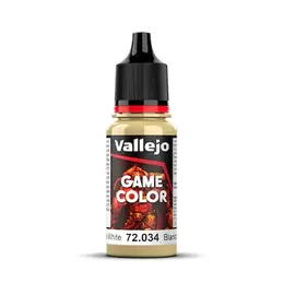 VALLEJO VAL 72034 18ml Bottle Bone White Game Color