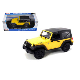 MAISTO MAI 31676YL 2014 Jeep Wrangler WILLY YELLOW 1/18 DIE-CAST