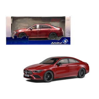 SOLIDO SOL S1803104 MERCEDES-BENZ CLA COUPE 2019 C118 AMG RED 1/18 DIE-CAST