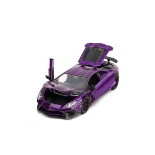 JADA TOYS JAD 34656 Jada 1/24 "Pink Slips" Lamborghini Aventador SV - Candy Purple