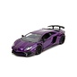 JADA TOYS JAD 34656 Jada 1/24 "Pink Slips" Lamborghini Aventador SV - Candy Purple