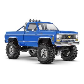 TRAXXAS TRA 97064-1-BLUE TRX-4M™ Scale and Trail® Crawler with 1979 Chevrolet® K10 Truck Body: 1/18-Scale 4WD Electric Truck with TQ 2.4GHz Radio System