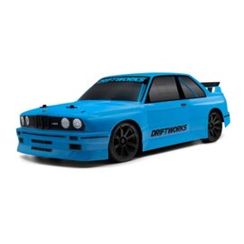 HPI RACING HPI 160422 RS4 Sport 3 BMW E30 Driftworks, 1/10 4WD RTR with 2.4GHz Radio System, Battery, and Charger