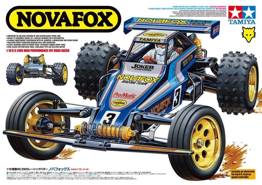 TAM 58577-60A 1/10 NOVAFOX 2WD KIT - The Zoom Room RC Toys and Hobbies