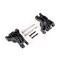 TRAXXAS TRA 9050 Carriers, stub axle, rear, extreme heavy duty, black (left & right)/ 3x41mm hinge pins (2)/ 3x20mm BCS (2) (for use with #9080 upgrade kit)