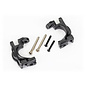 TRAXXAS TRA 9032 Caster blocks (c-hubs), extreme heavy duty, black (left & right)/ 3x32mm hinge pins (2)/ 3x20mm BCS (2) (for use with #9080 upgrade kit)