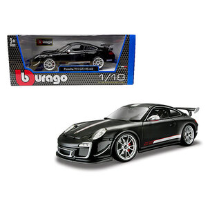 BURAGO BUR 11036BK PORSCHE 911 GT3 RS 4.0 BLACK 1/18 DIE-CAST