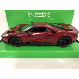 WELLY WEL 24082R 2017 FORD GT RED 1/24 DIE-CAST