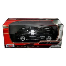 MOTOR MAX MM 73370-BK PAGANI ZONDA F NURBURGRING BLACK 1/24 DIE-CAST