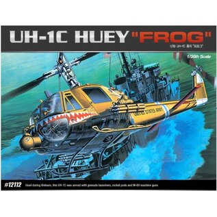 Academy/Model Rectifier Corp. ACA 12112 1/35 UH-1C Huey Frog Sharks plastic model