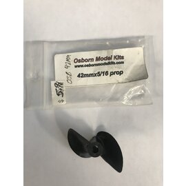 OSBORN MODEL KITS OSB 42MM Boat prop plastic 42mm x 5/16