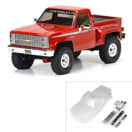 Proline Racing PRO 360000 1982 Chevy K-10 12.3" Clear Body Set w/Scale Molded Accs 12.3" (313mm)