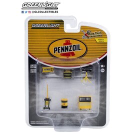 GREENLIGHT COLLECTIBLES GLC 16140-A SHOP TOOLS ACCESSORIES (PENNZOIL) 1/64 DIE-CAST