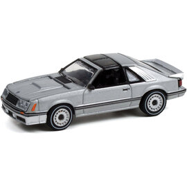 GREENLIGHT COLLECTIBLES GLC 13310-D 1982 FORD MUSTANG GT SILVER 1/64 DIE-CAST