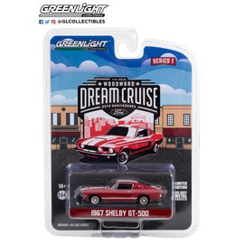 GREENLIGHT COLLECTIBLES GLC 37280-F 1967 SHELBY GT-500 (WOODWARD DREAM CRUISE 1/64 DIE-CAST SERIES 1