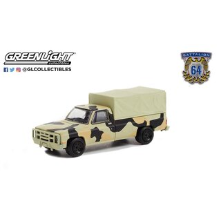 GREENLIGHT COLLECTIBLES GLC 61010-E 1984 CHEVROLET M1008 CUCV BATTALION 64 1/64 DIE-CAST