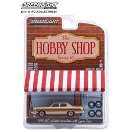 GREENLIGHT COLLECTIBLES GLC 97100-C 1978 AMC MATADOR BARCELONA WITH SPARE TIRES SAND TAN/GOLDEN GINGER 1/64 DIE-CAST
