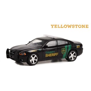GREENLIGHT COLLECTIBLES GLC 44980-D 2011 DODGE CHARGER PURSUIT (YELLOWSTONE) 1/64 DIE-CAST HOLLYWOOD SERIES 38