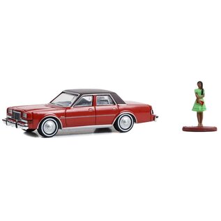 GREENLIGHT COLLECTIBLES GLC 97150-C 1983 DODGE DIPLOMAT WITH WOMAN IN DRESS 1/64 DIE-CAST