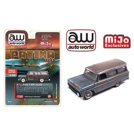 AUTOWORLD AW CP7797 1965 CHEVY SUBURBAN (PATINA SERIES) 1/64 DIE-CAST