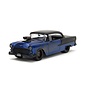 JADA TOYS JAD 34721  Jada 1/24 "BIGTIME Muscle" 1955 Chevy Bel Air - Metallic Blue die-cast