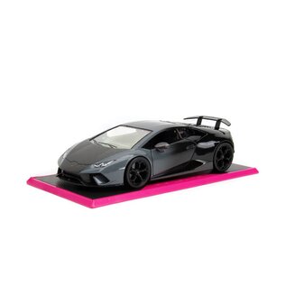JADA TOYS JAD 34895  Jada 1/24 "Pink Slips" Lamborghini Huracan Performante -Gray/Blk die-cast