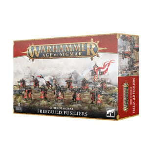 GAMES WORKSHOP WAR 99120202049 AOS CITIES OF SIGMAR FREEGUILD FUSILIERS