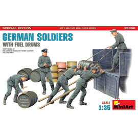 MINIART MIN 35366 MiniArt 1/35 German Soldiers w/ Fuel Drums. Special Edition (35041 & 35597 6 drums)