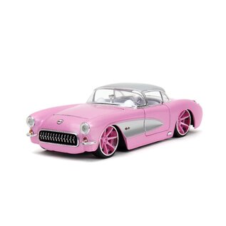 JADA TOYS JAD 35161 Jada 1/24 "Pink Slips" w/Base - 1957 Corvette