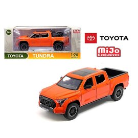 M&J TOYS KT-H08555R-SO 1:24 2023 Toyota Tundra TRD Off-Road 4×4 (Solar Octane Orange) die-cast