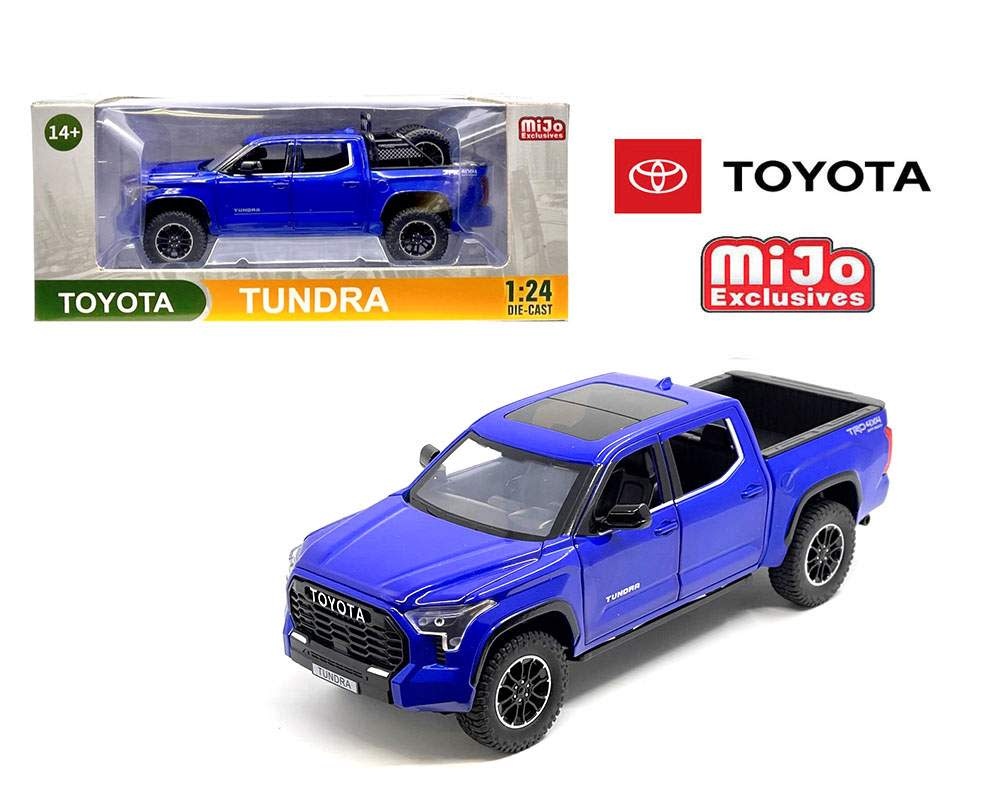 KT-H08555R-BL 1:24 2023 Toyota Tundra TRD Off-Road 4×4 (Blue) die-cast