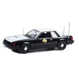 GREENLIGHT COLLECTIBLES GLC 13602 1982 FORD MUSTANG SSP (TEXAS) 1/18 DIE-CAST