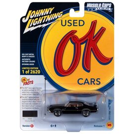 JOHNNY LIGHTNING JL 05797 1972 OLDS 442 W-30 EBONY BLACK 1/64 DIE-CAST